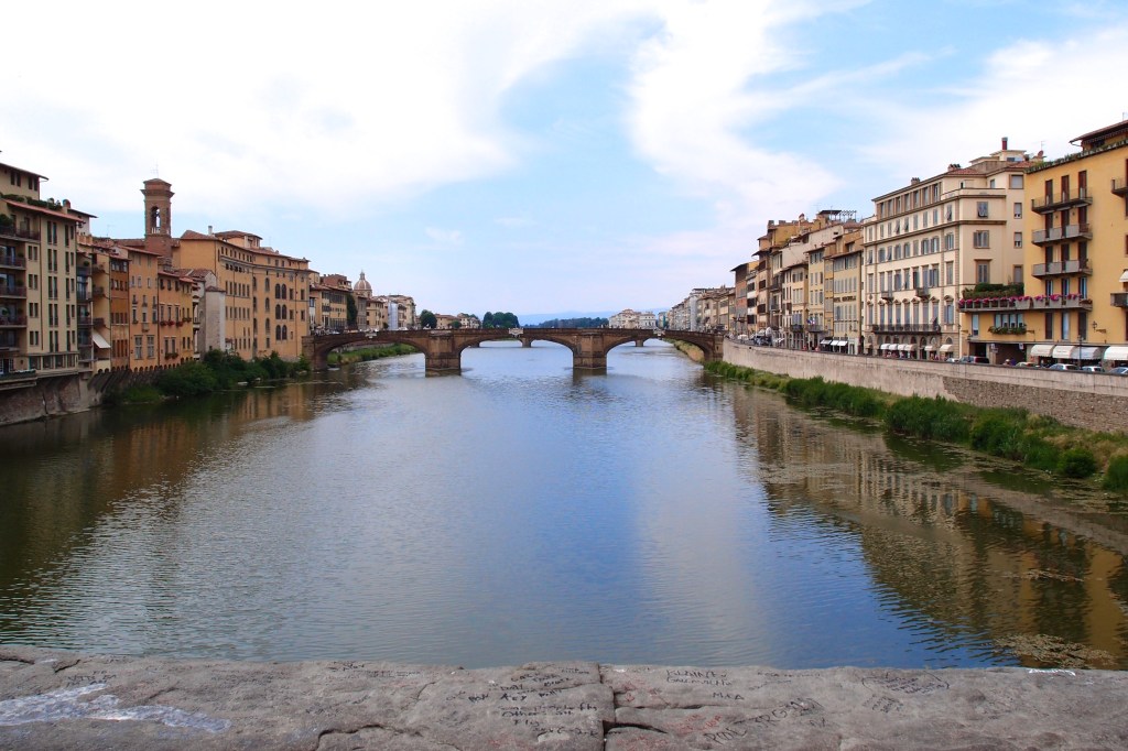 Widok z Mostu Złotników