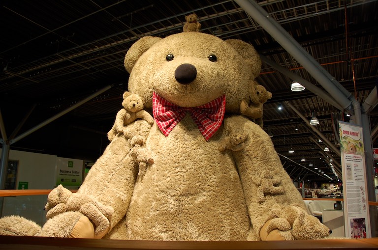 Największy na świecie pluszowy miś